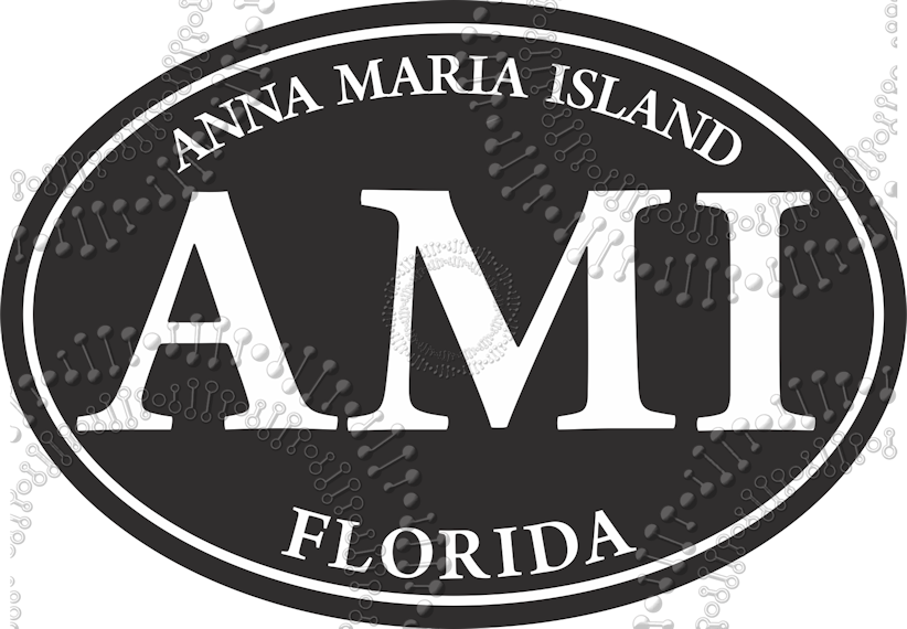 Anna Maria Island, FL - AMI Black Oval