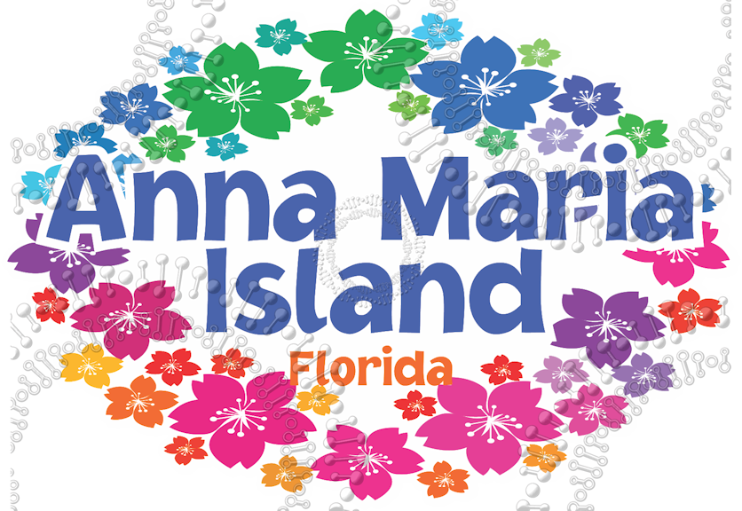 Anna Maria Island, FL - Anna Maria Island Wreath Decal