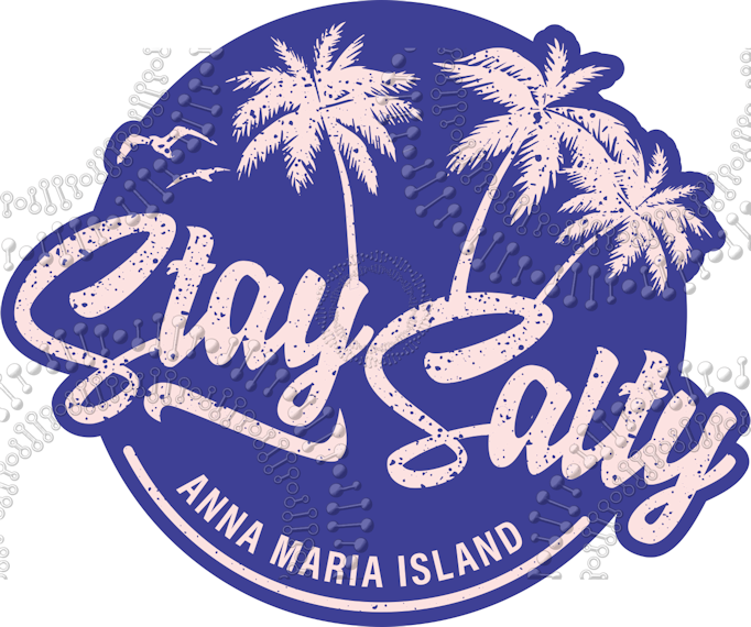 Anna Maria Island, FL - Stay Salty Decal