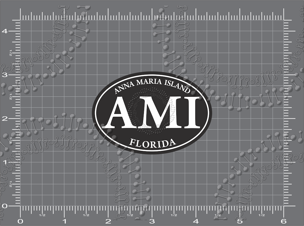 Anna Maria Island, FL - AMI Black Oval