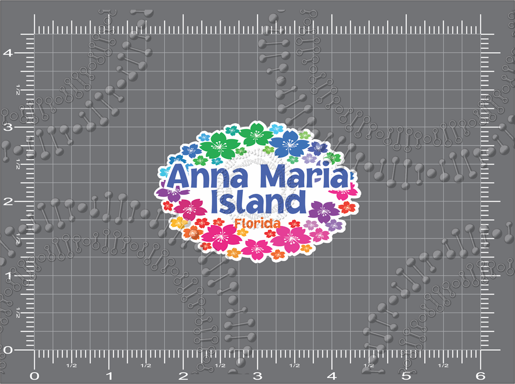 Anna Maria Island, FL - Anna Maria Island Wreath Decal