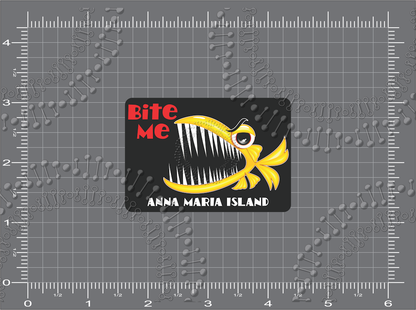 Anna Maria Island, FL - Bite Me Decal