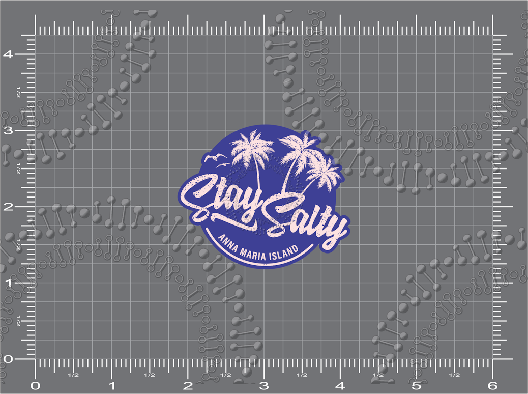 Anna Maria Island, FL - Stay Salty Decal