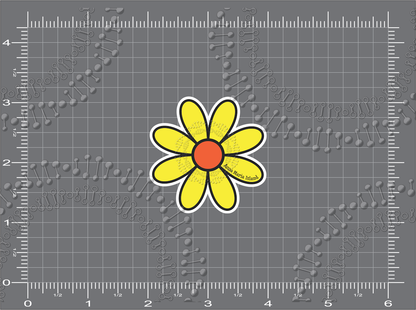 Anna Maria Island, FL - Yellow Daisy Decal