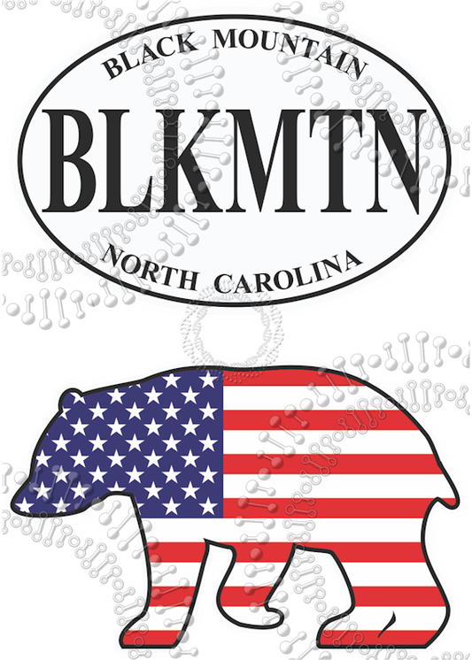 Black Mountain, NC - Black Mountain, USA Bear Decal