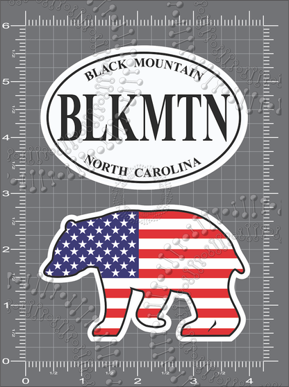 Black Mountain, NC - Black Mountain, USA Bear Decal