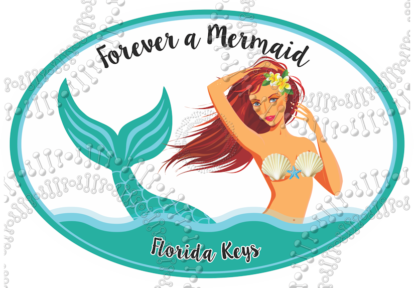 Florida Keys - Forever a Mermaid Decal