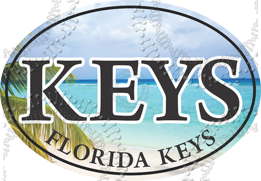 Florida Keys - Keys Beach Decal