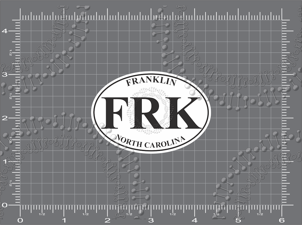 Franklin, NC - FRK Decal