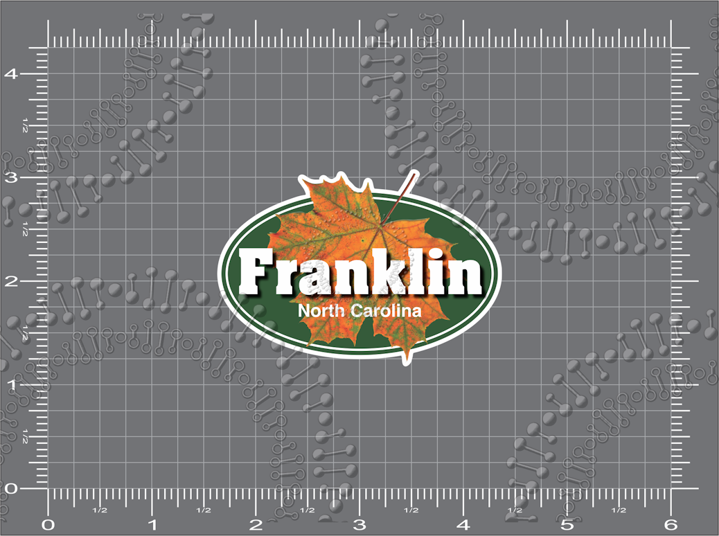 Franklin, NC - Maple Leaf Decal