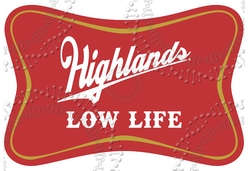 Highlands, NC - Low Life Decal