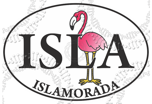 Islamorada, Fl - Isla Flamingo Decal