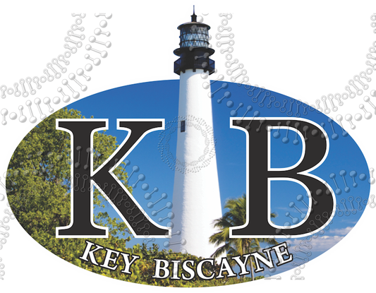 Key Biscatyne, FL - KB Lighthouse Decal