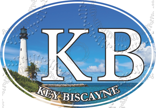 Key Biscayne, FL - KB with Lighthouse Decal