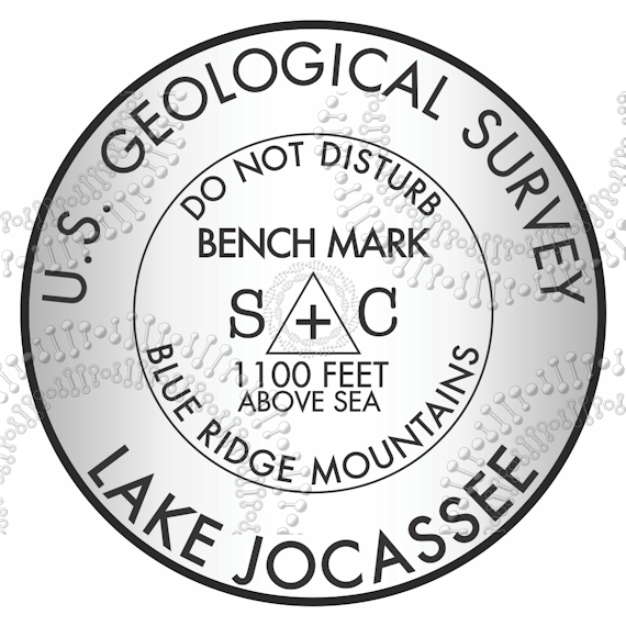 Lake Jocassee, SC Benchmark Decal