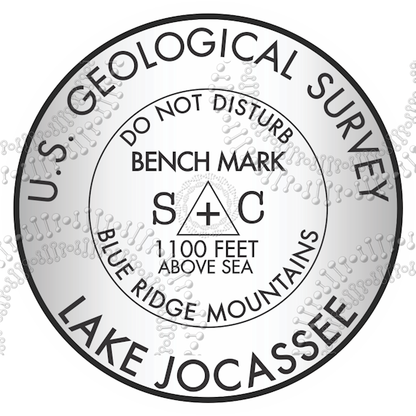 Lake Jocassee, SC Benchmark Decal