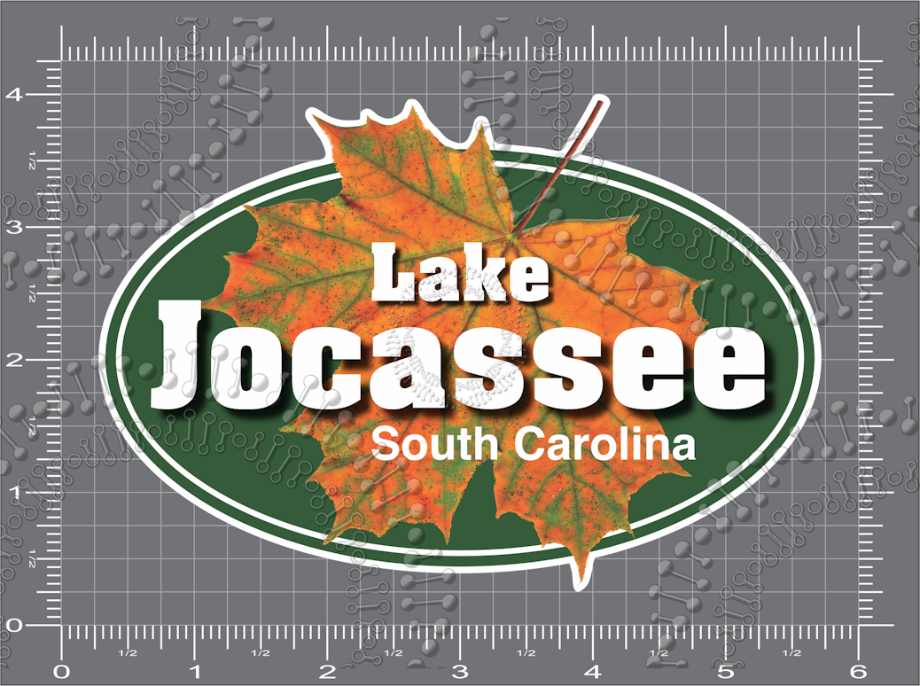 Lake Jocassee, SC -Maple Leaf Decal