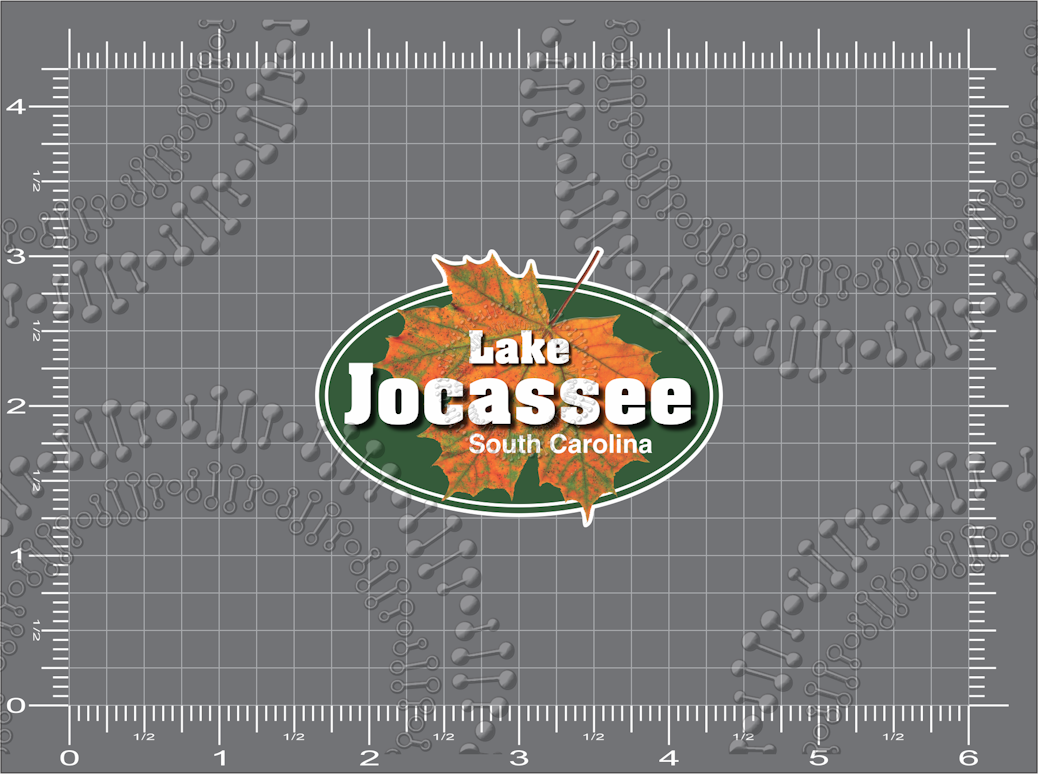 Lake Jocassee, SC -Maple Leaf Decal