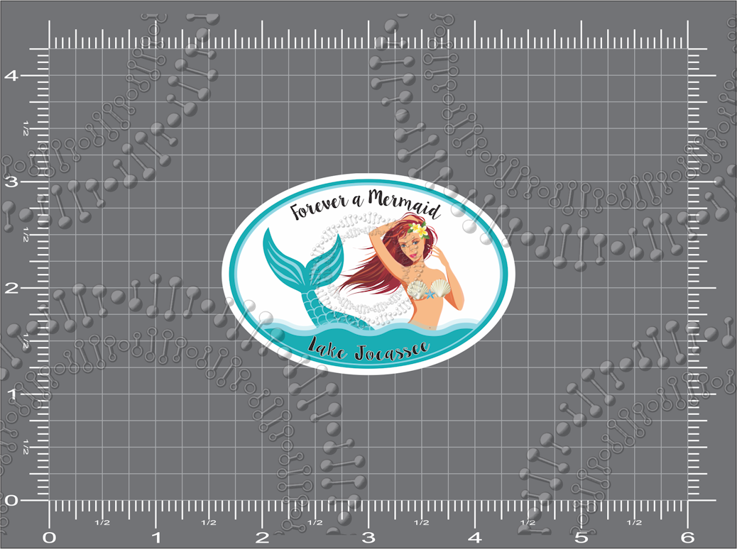 Lake Jocassee, SC - Forever a Mermaid Decal