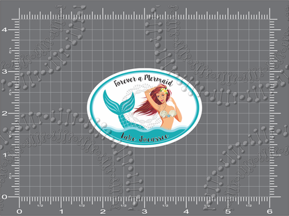 Lake Jocassee, SC - Forever a Mermaid Decal