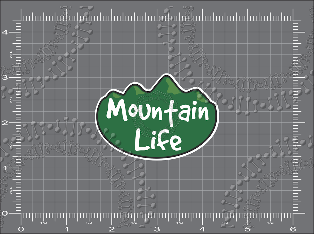 Mountain Life Decal