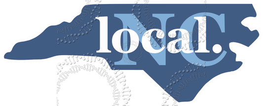 North Carolina - Blue NC Local Decal