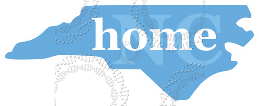 North Carolina - Light Blue NC Home Decal