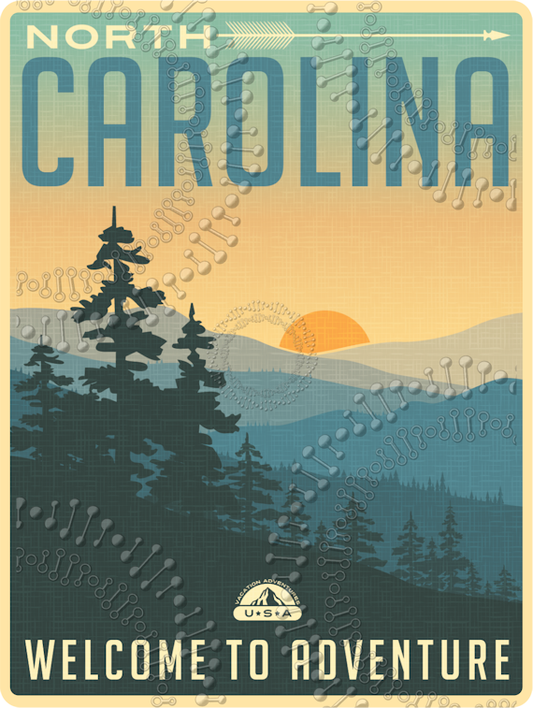 North Carolina - Welcome to Adventure Decal