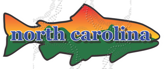 North Carolina Fish Decal