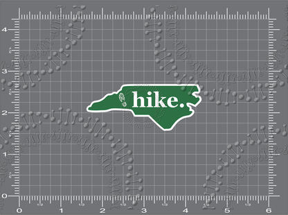 North Carolina - Hike State Green Decal