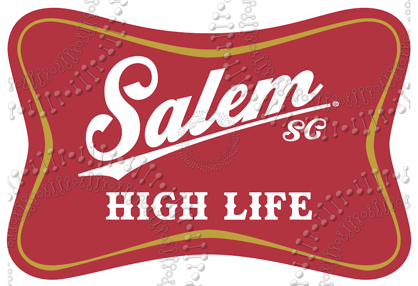 Salem, SC - High Life Decal