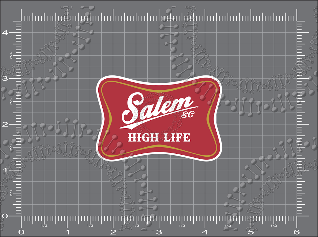 Salem, SC - High Life Decal