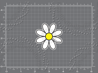 South Carolina - White Daisy Decal